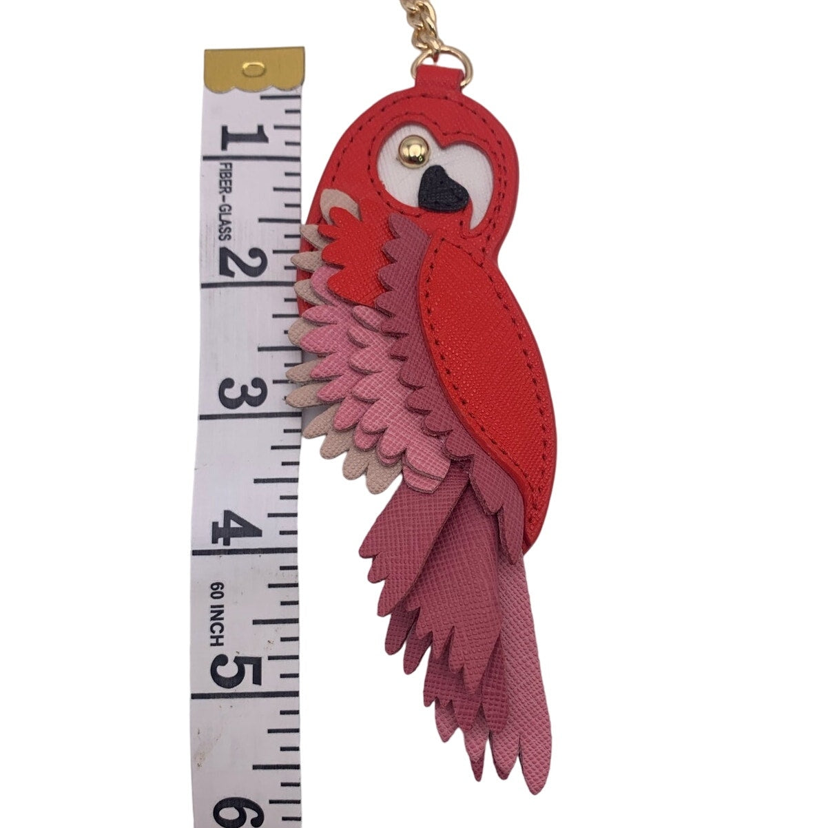 NEW Michael Kors Red Parrot Purse charm Bag Charm Key Fob