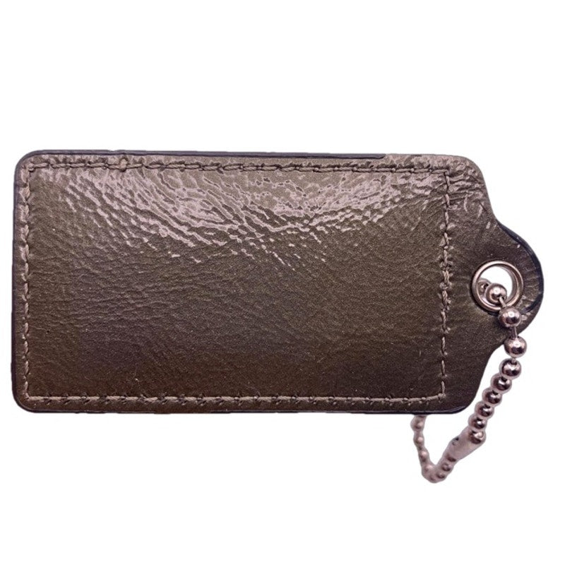 COACH Patent Leather Replacement Hang Tag Hangtag Bag