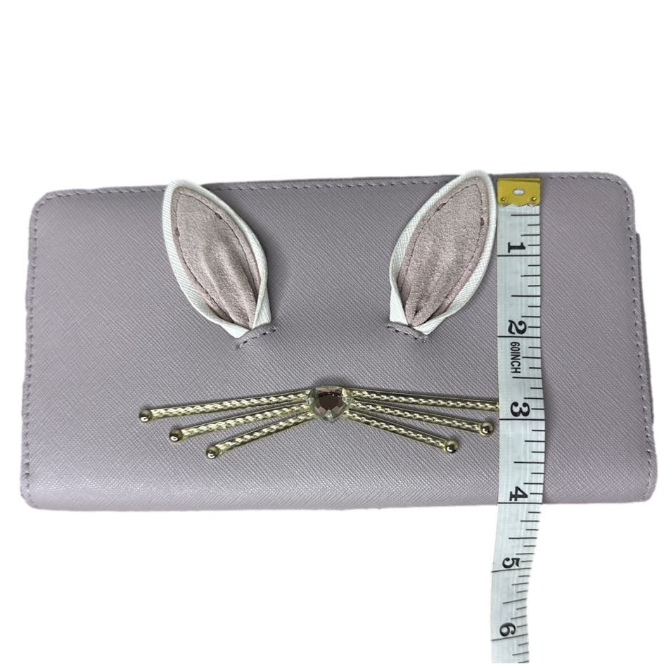 Kate Spade New York Hop To It Rabbit Easter Bunny Whiskers Tail Wallet