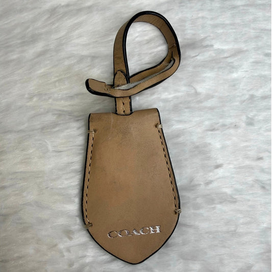 Sale Coach Tan Ring Bag Charm Key Fob