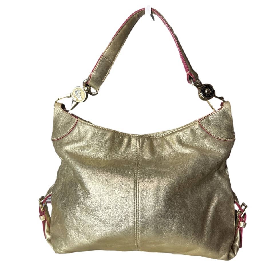 DOONEY & BOURKE Metallic Gold Hobo Shoulder bag