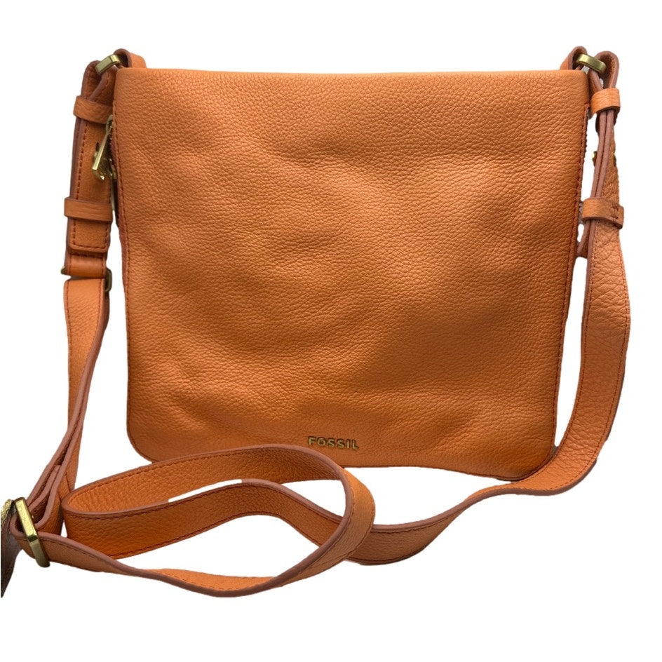 FOSSIL Peach Orange Crossbody