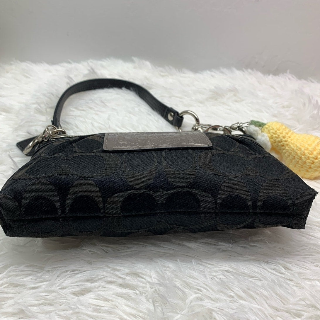 y2k COACH Poppy Black Mini Purse  Wristlet