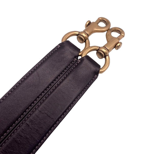 COACH Black and Gold Replacement Strap