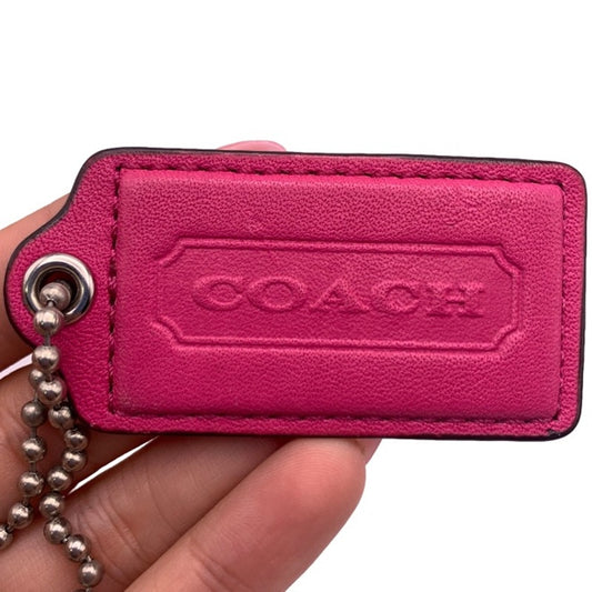 COACH  HangTag Bag Charm Fob