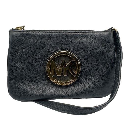 Michael Kors Black Wristlet / Mini Purse