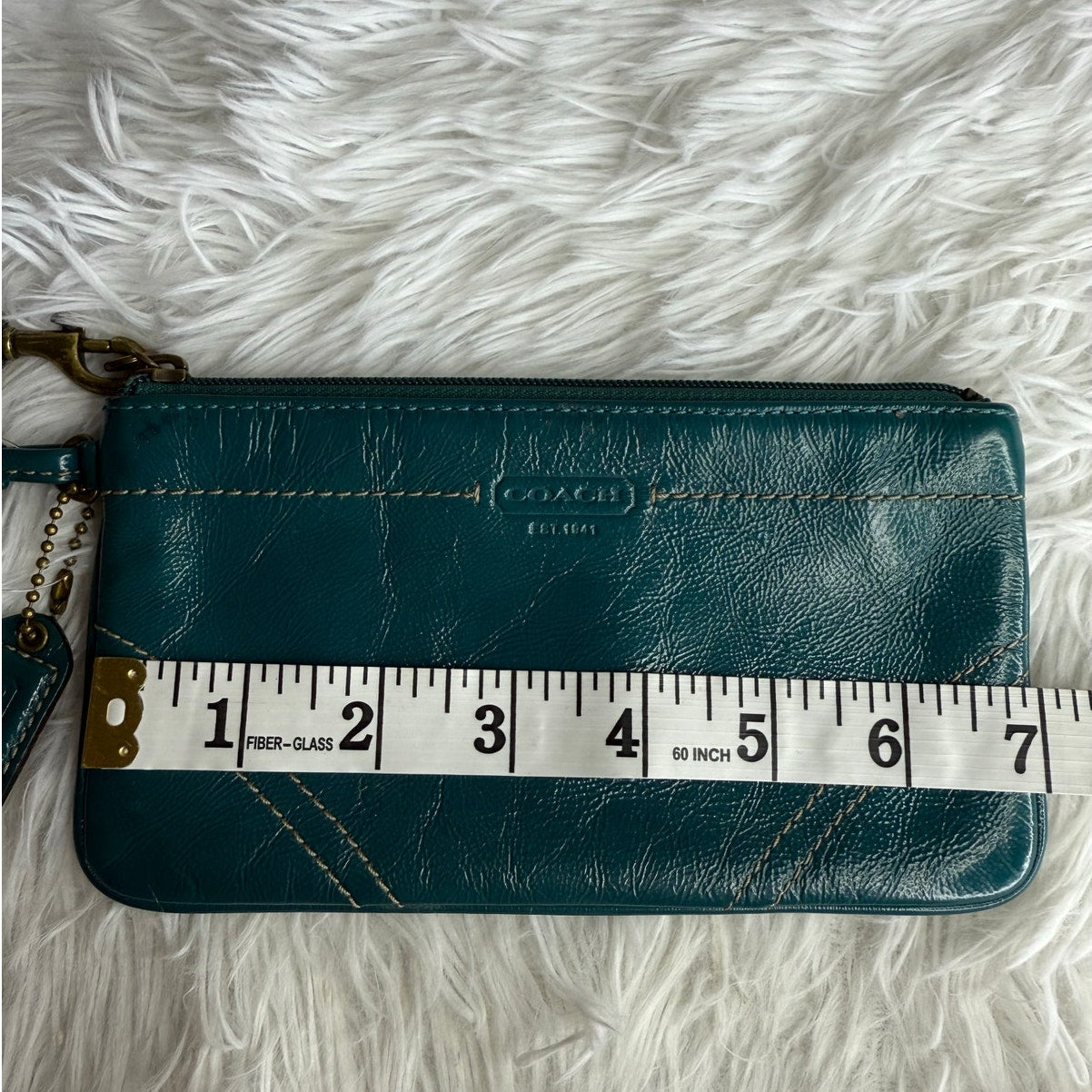 COACH y2k Patent Leather Wristlet