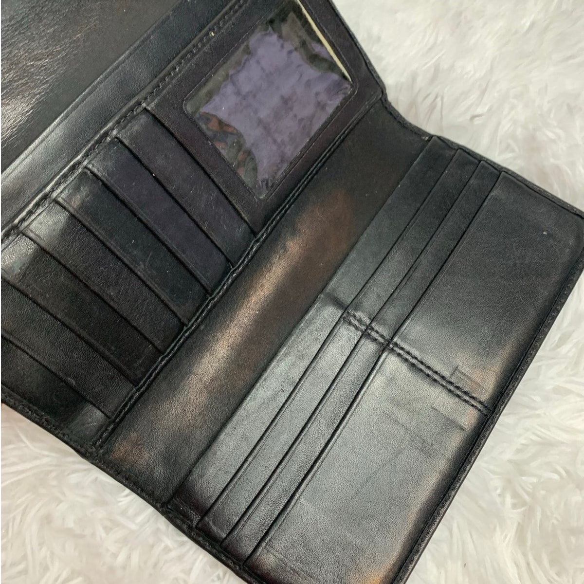 Coach Black Buckle Wallet