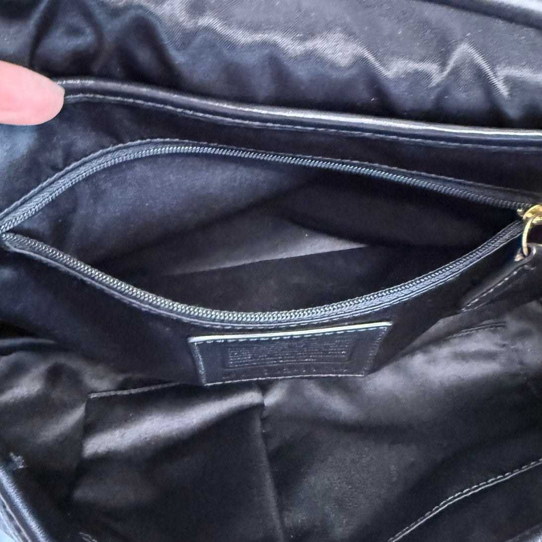 y2k COACH 11614 Ergo Flap Turnlock Shoulder Bag