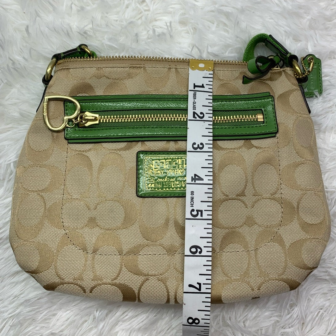 COACH Poppy Canvas Signature Crossbody