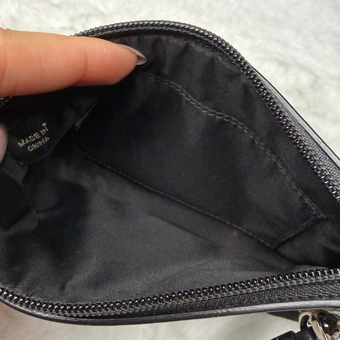 COACH Black Gray Wristlet
