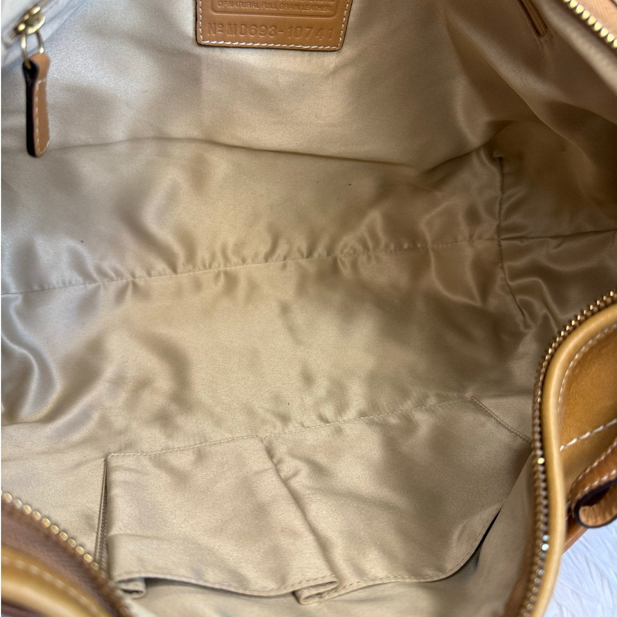 Vintage Coach y2k 10741 Two-Tone Ergo Hobo Bag One Shoulder Bag