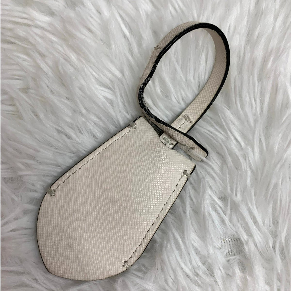 Coach Ring White Bag Charm Key Fob