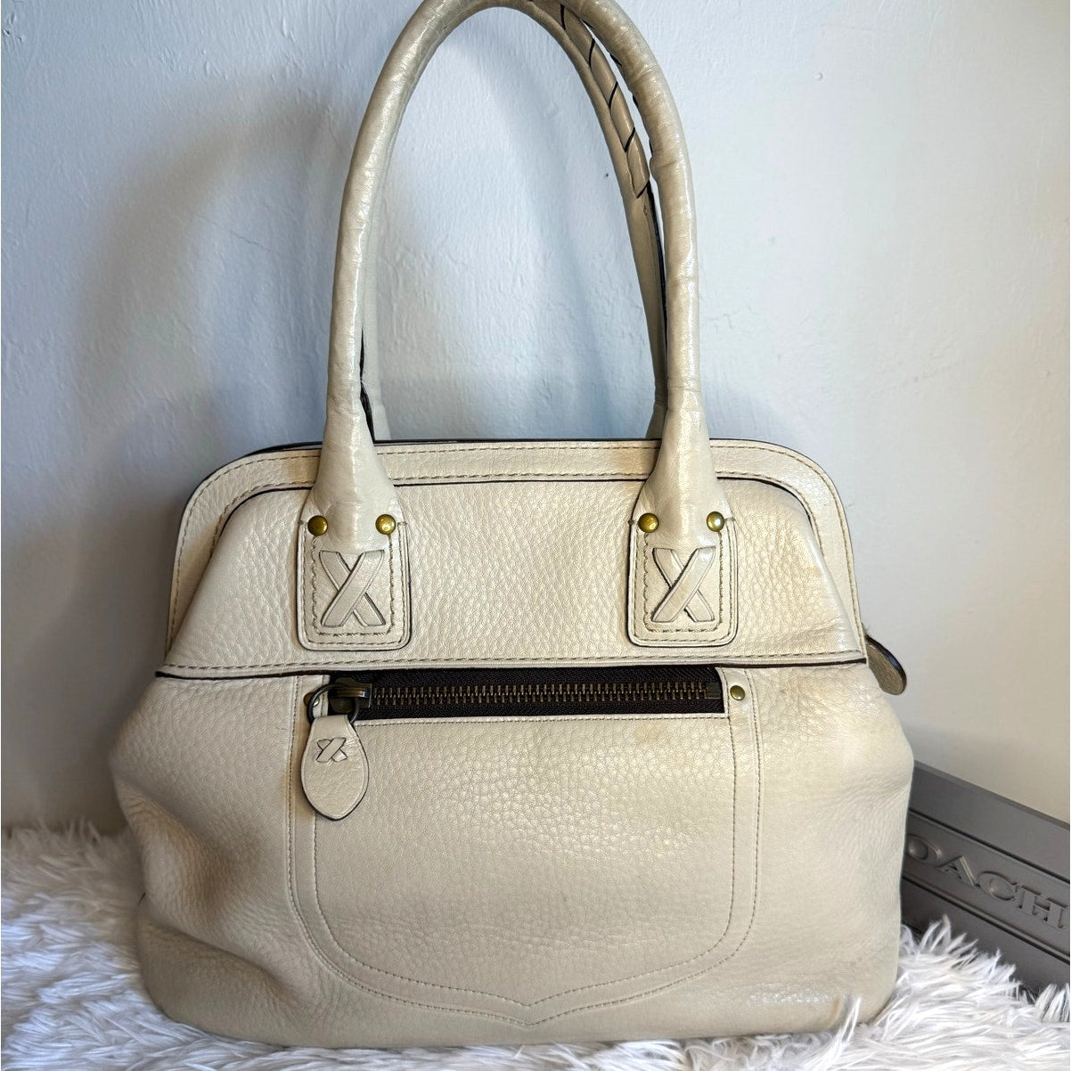 y2k Coach 65th Bleeker Legacy Thompson Bag Satchel Shoulder Bag RARE 11373