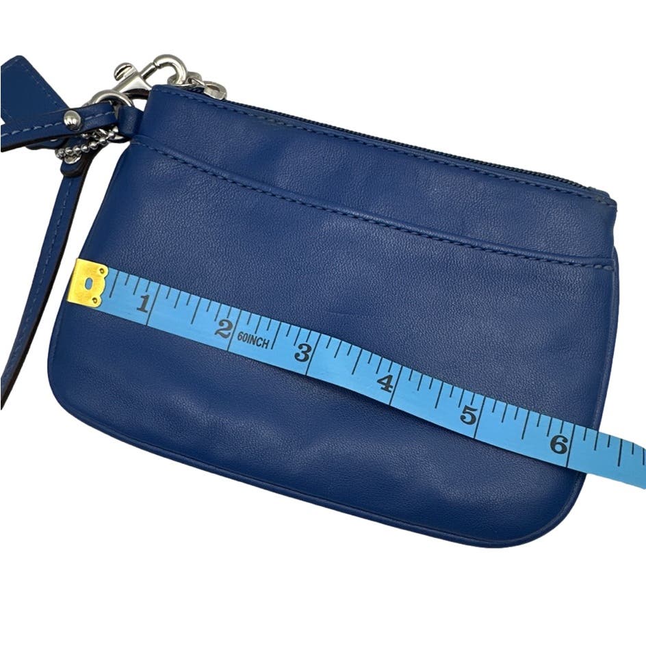 COACH Blue Wristlet