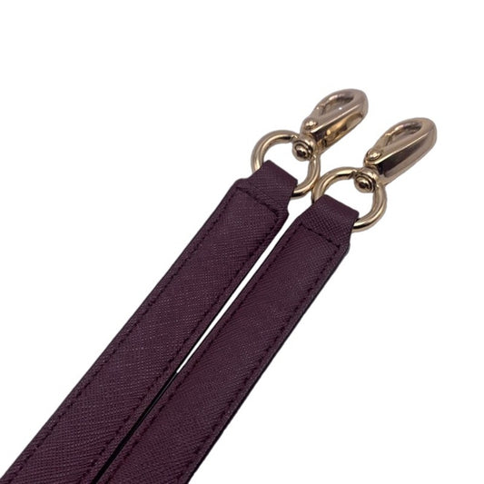 Burgundy Gold Crossbody Replacement Strap