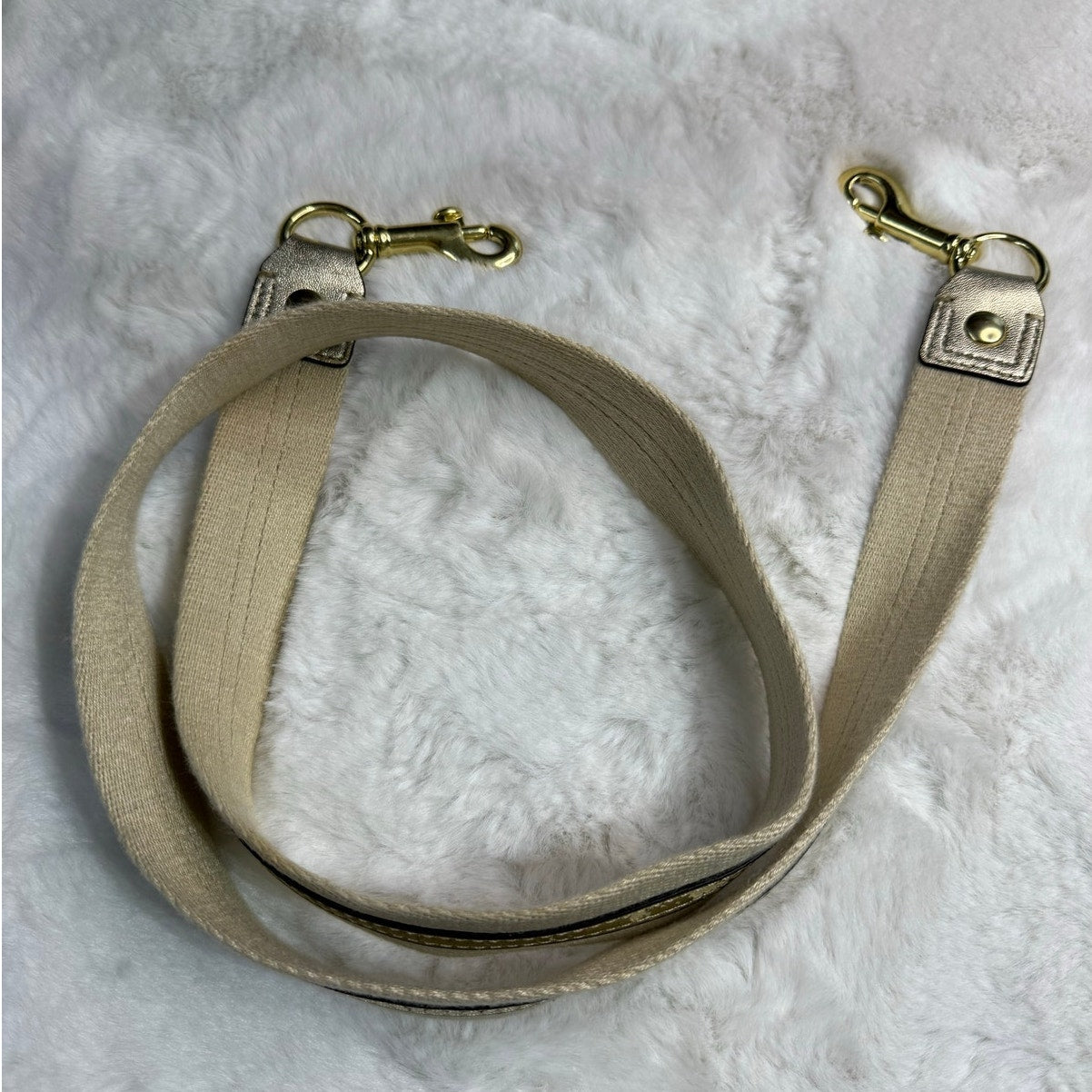 Coach Poppy Gold Cream Replacement Strap