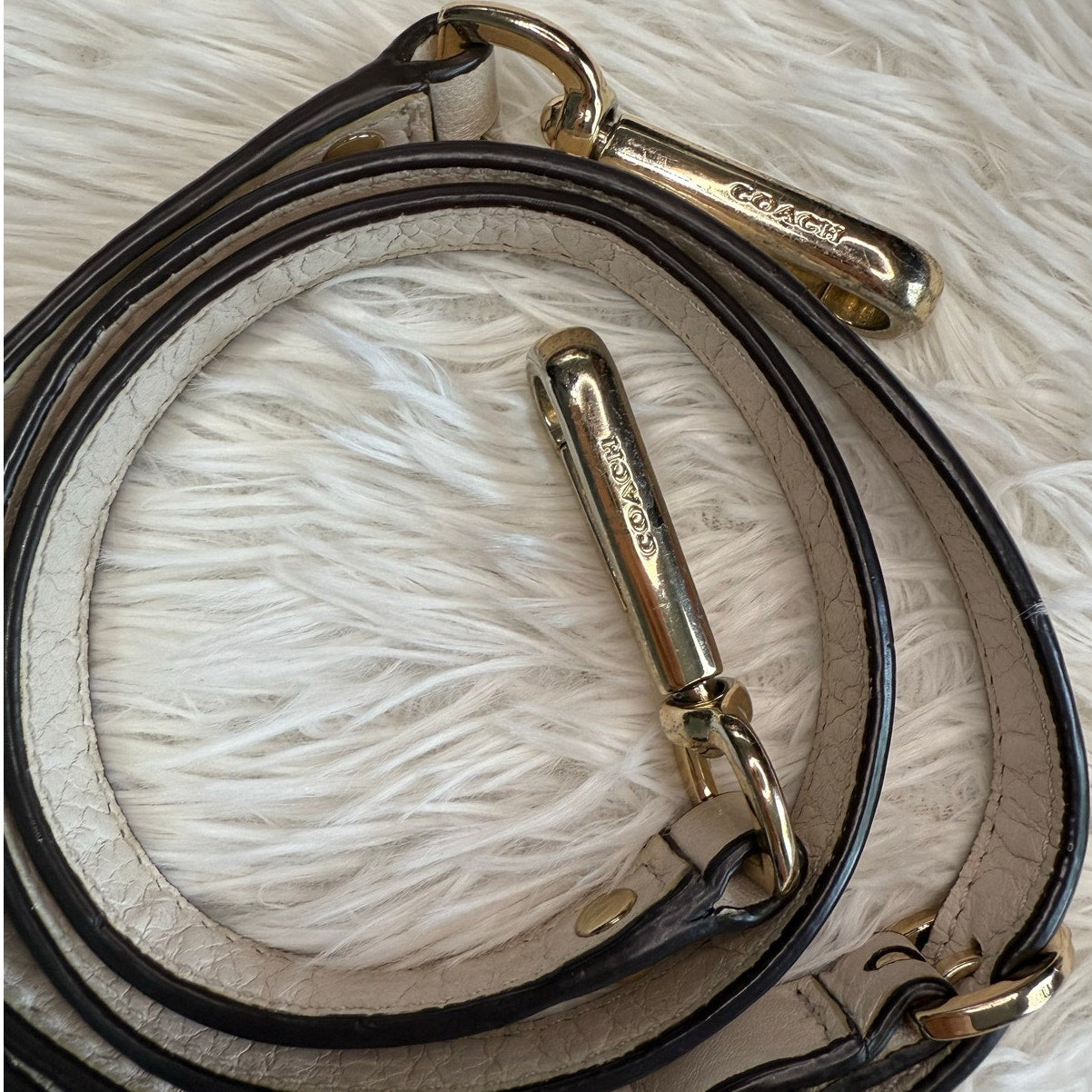 COACH White Replacement Strap