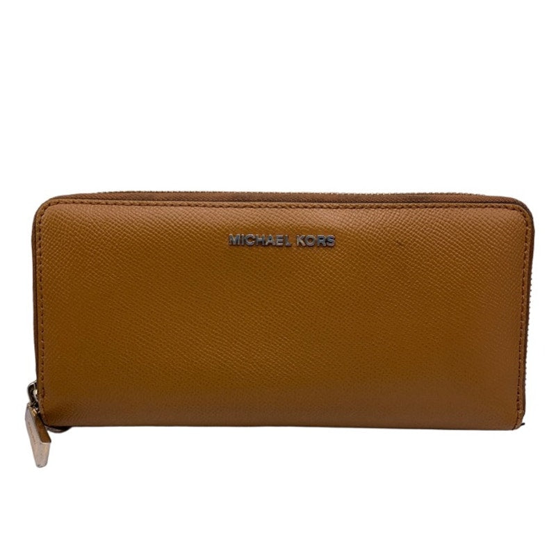 Michael Kors Brown Zip Around Wallet