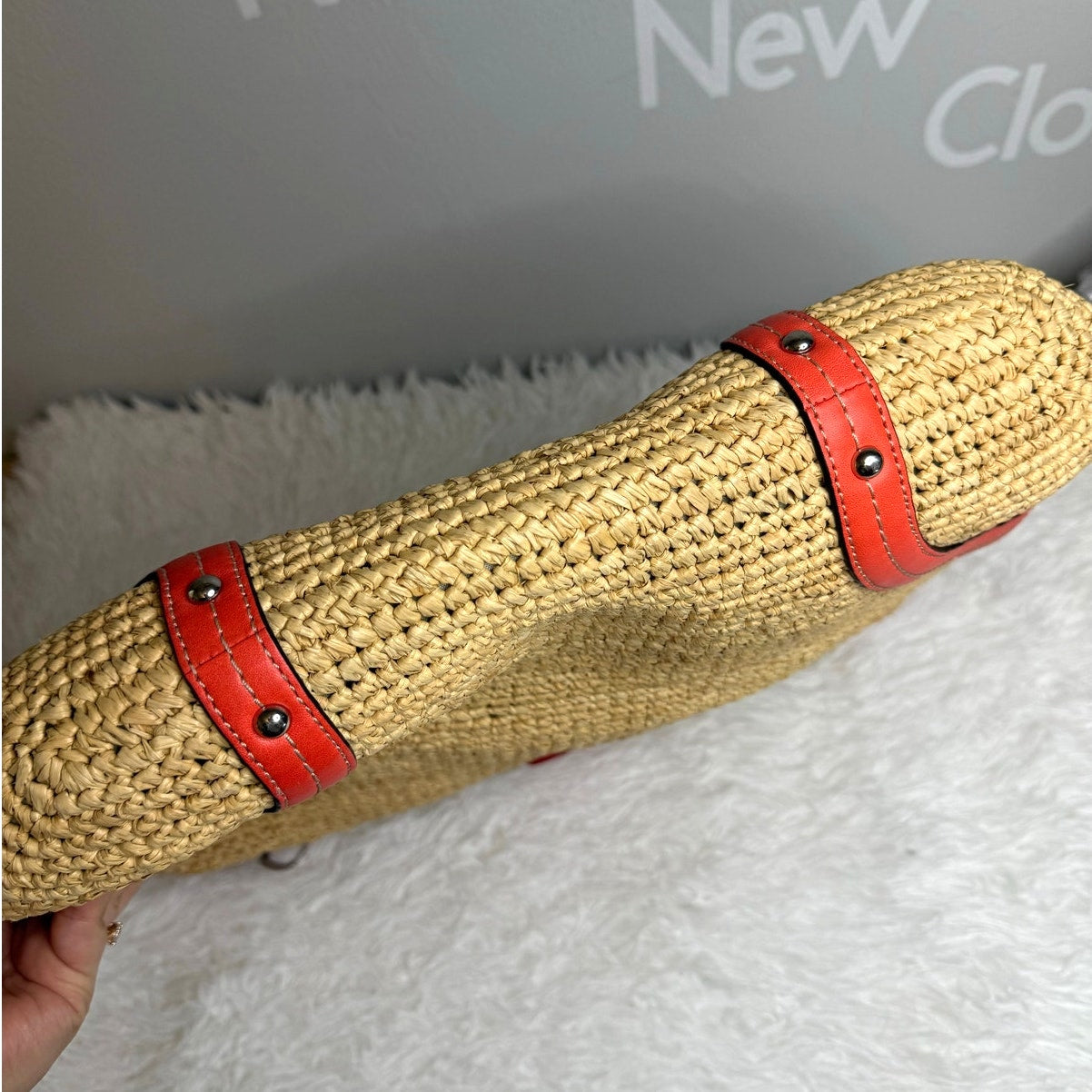 NWT COACH Straw Dogleash 22906 Hobo Shoulder Bag