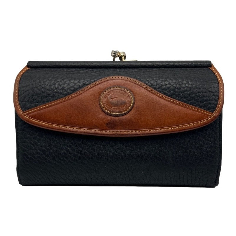 Vintage DOONEY & BOURKE Navy Kisslock Wallet