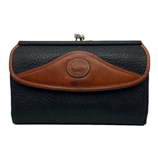 Vintage DOONEY & BOURKE Navy Kisslock Wallet