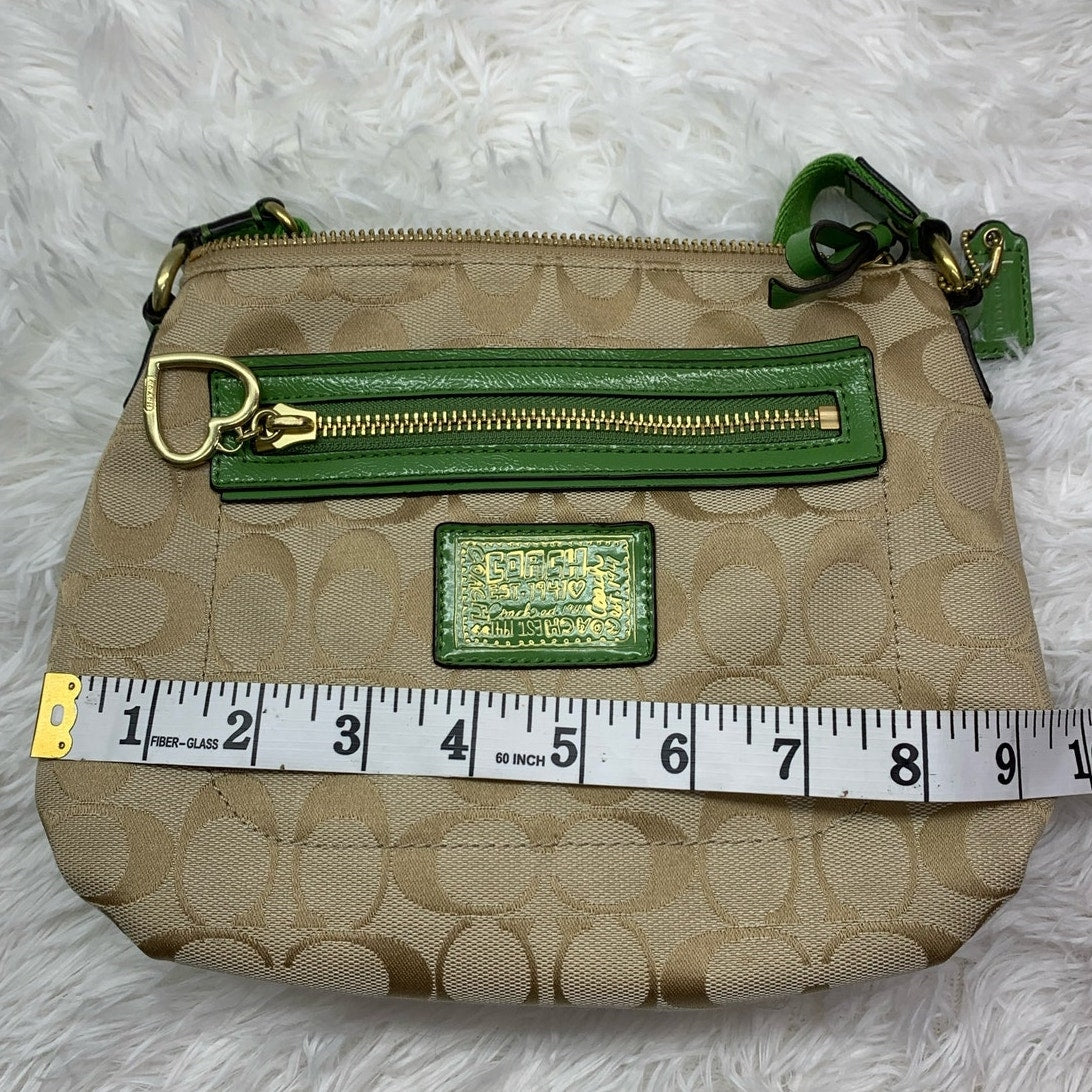 COACH Poppy Canvas Signature Crossbody