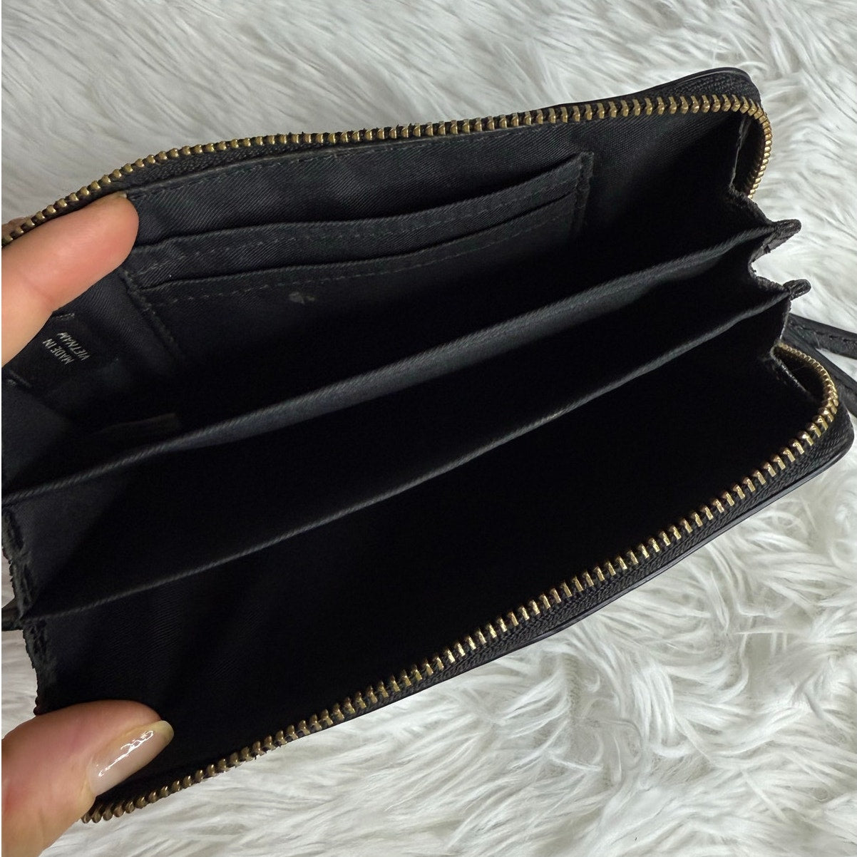 COACH Black Wallet Wristlet