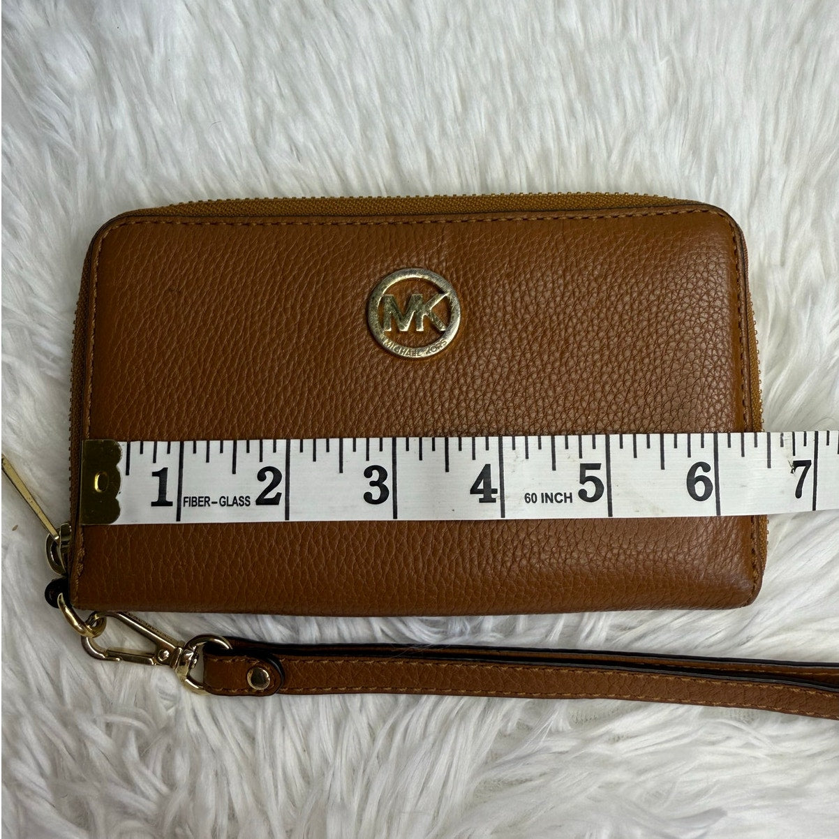 Michael Kors Brown Zip Around Wallet