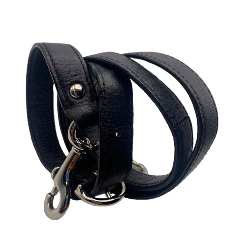 COACH Black Silver Belt Adjustable Replacement Strap