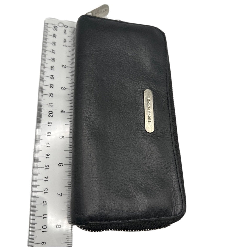 SALE Michael Kors Black Zip Around Wallet