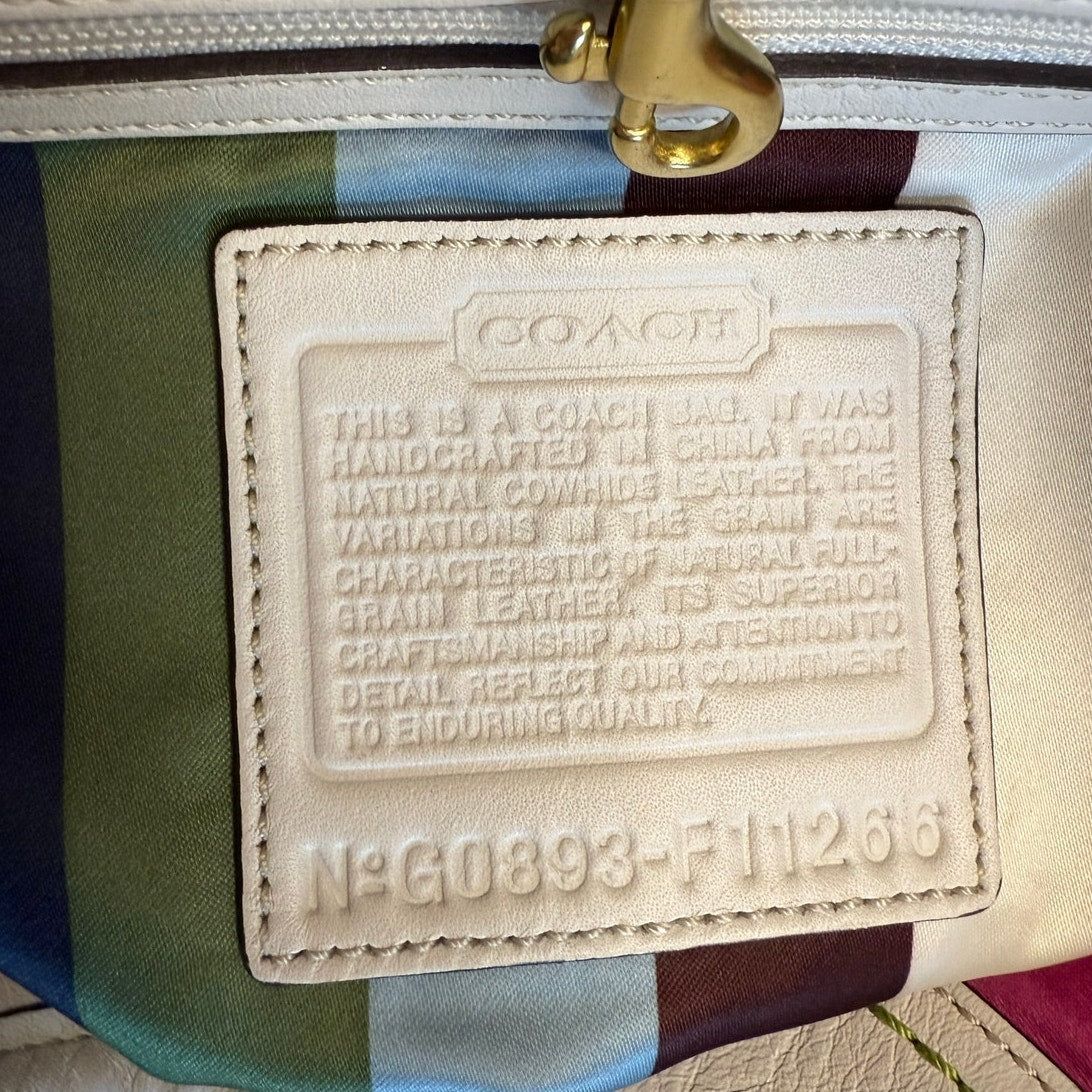 y2K COACH Legacy Ergo Belted Brass Shoulder Bag Hobo