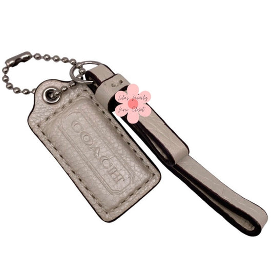 2" COACH Fob Bag Charm Hang tag Hangtag