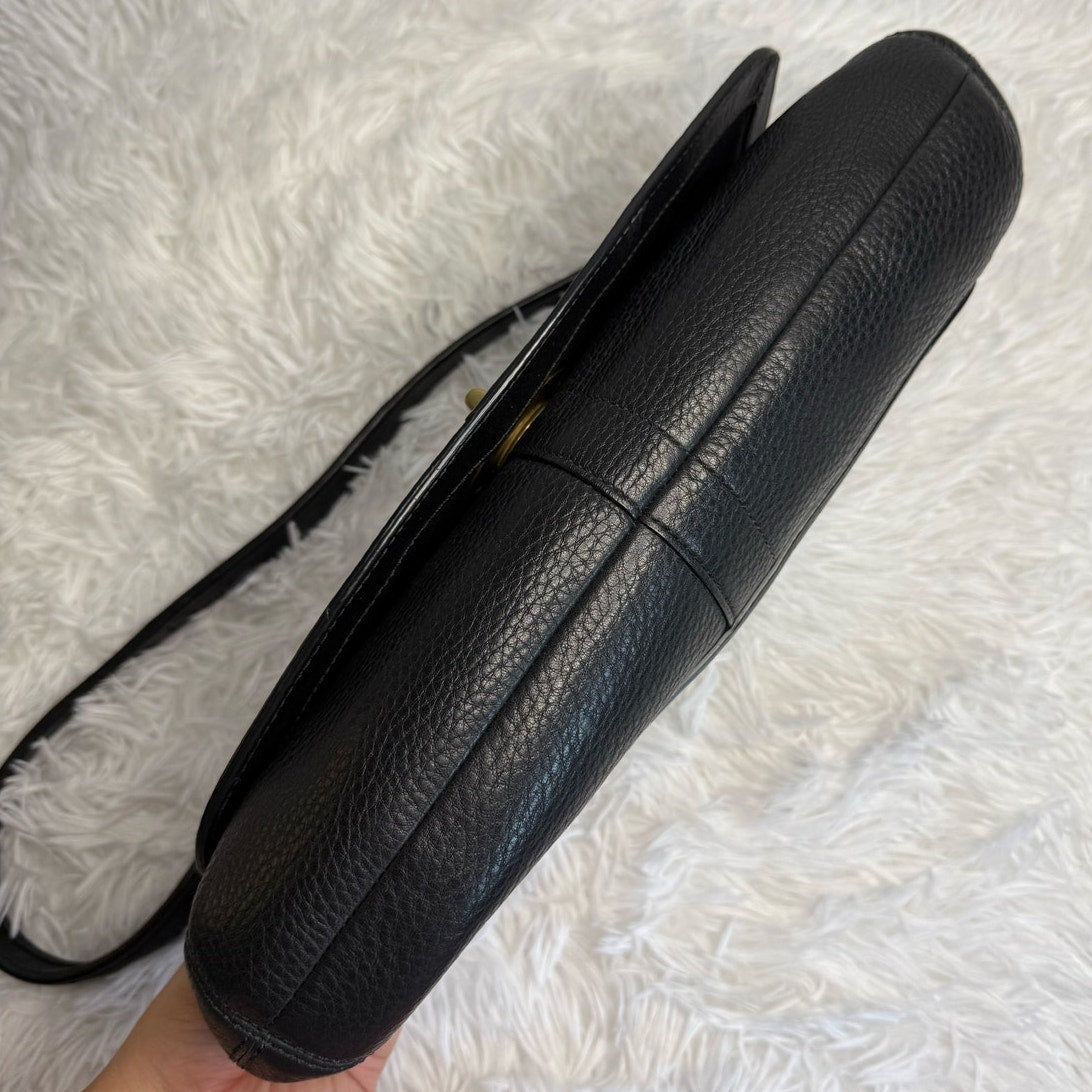 y2k COACH 11614 Ergo Flap Turnlock Shoulder Bag