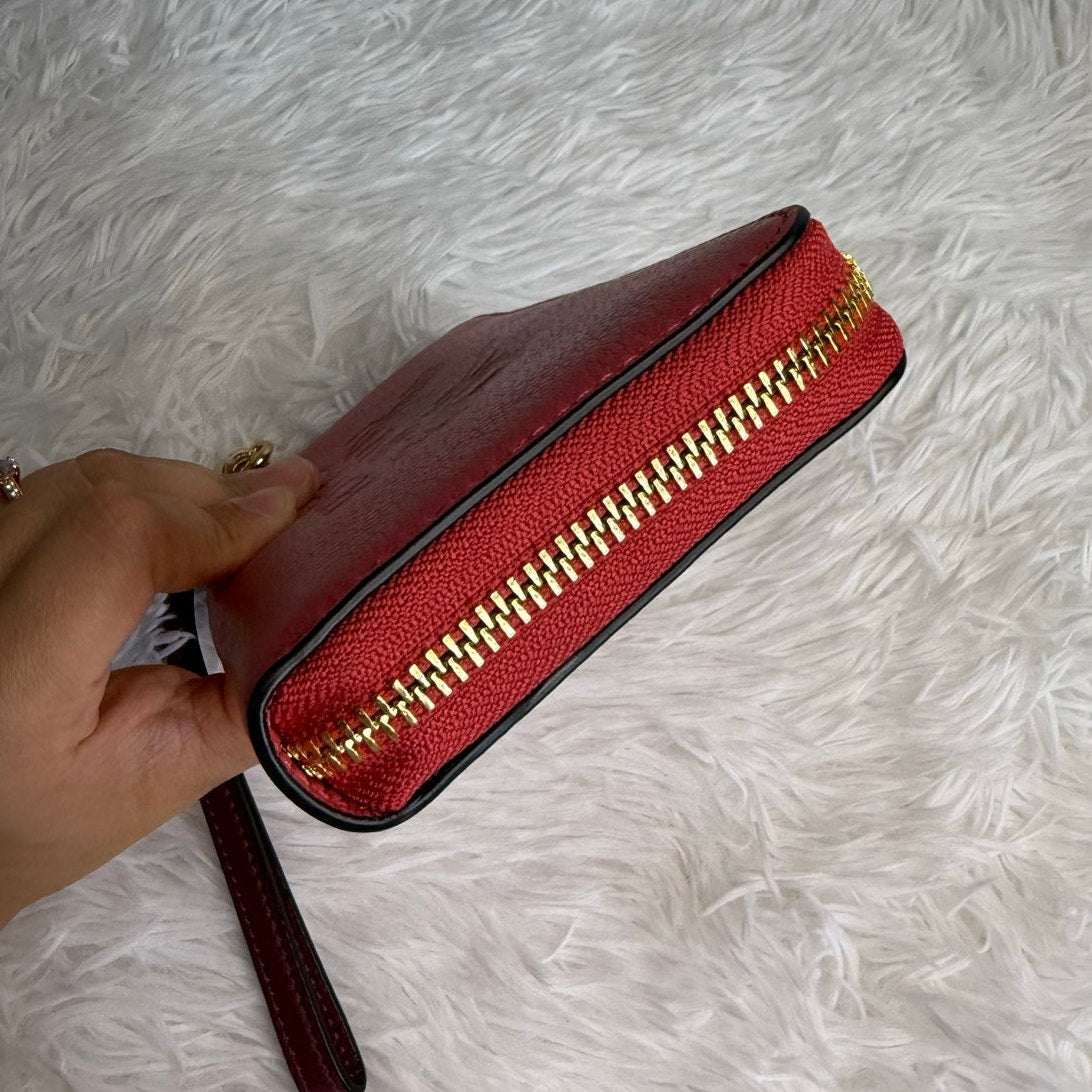 COACH Long Zip Around Wallet With Horse And Carriage