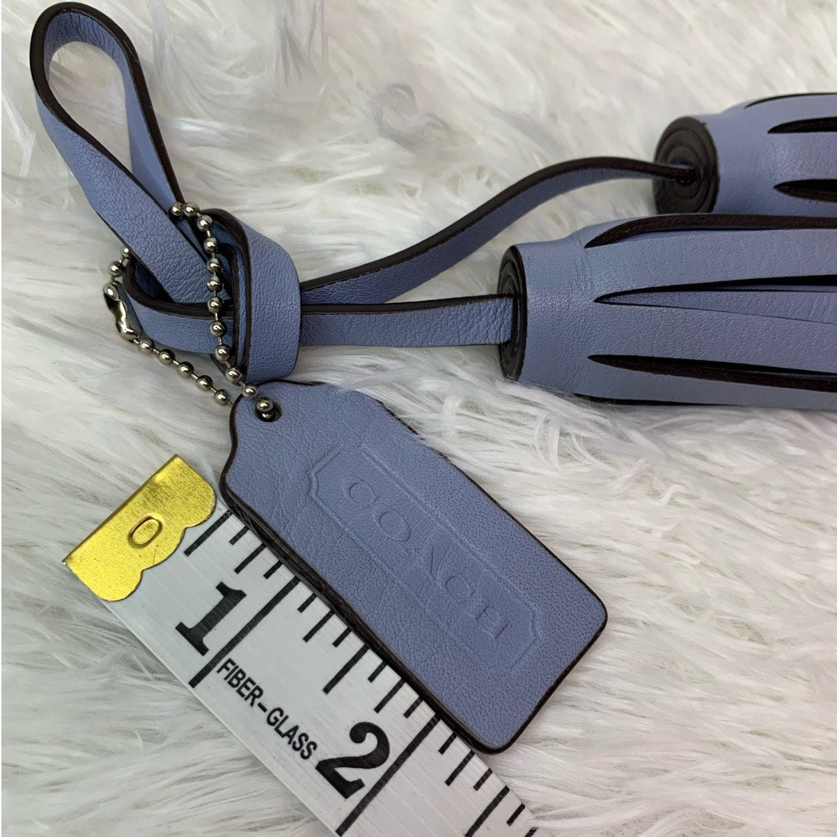 COACH Legacy Tassel and Hang Tag Bag Charm