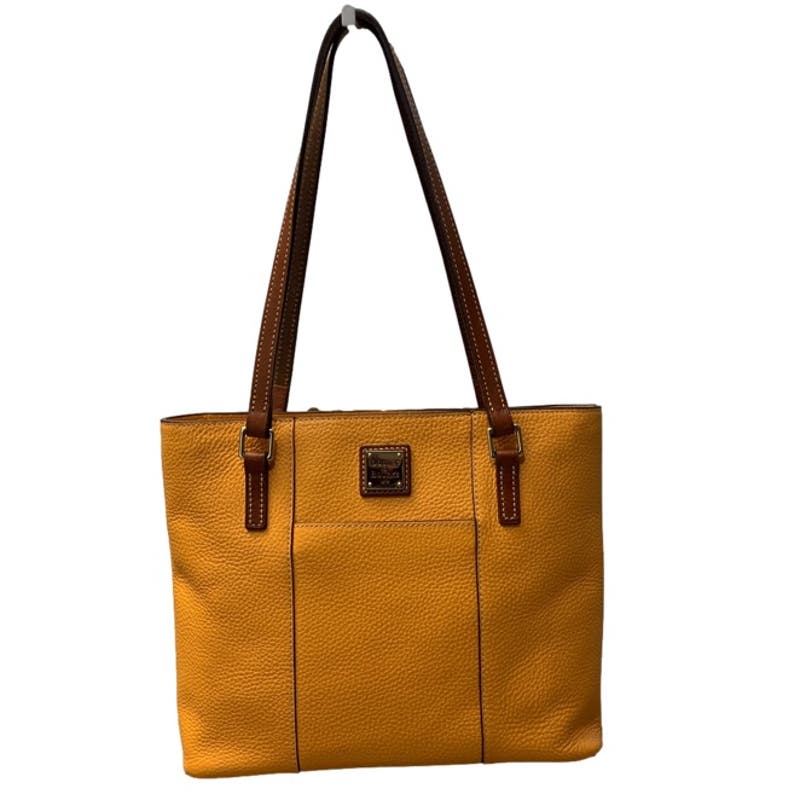 DOONEY & BOURKE Orange Pebbled Grain Lexington Tote