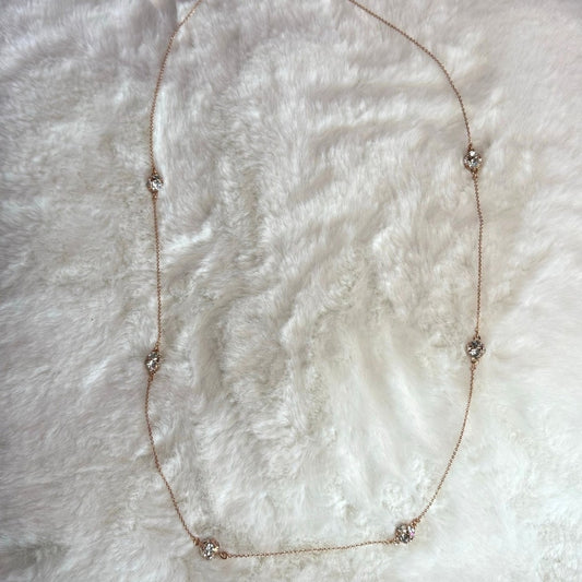 KATE SPADE New York Gold Rose Patin Rise  Shine Necklace