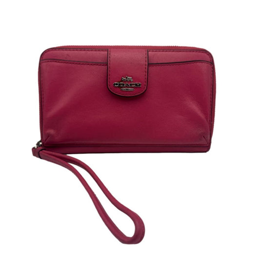 COACH Fuchsia Wallet / Wristlet