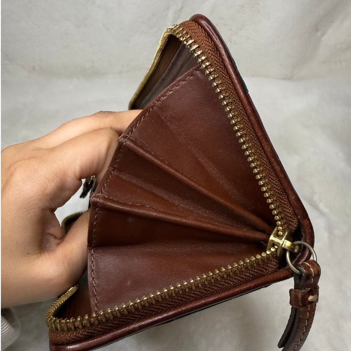 Y2k COACH Multi Patchwork Holiday Bleecker Accordion Zip Around Wallet
