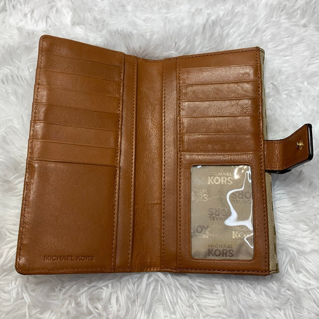 Michael Kors Khaki Signature Wallet