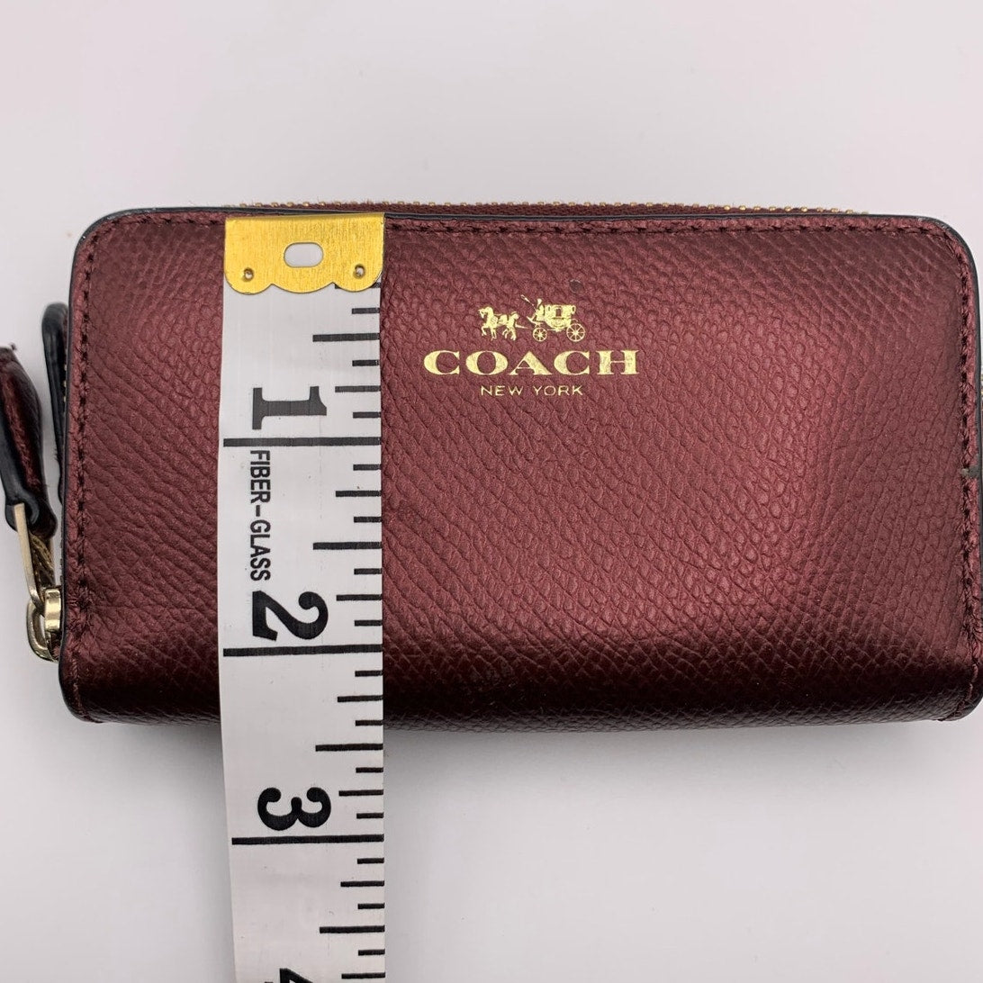 COACH Double Zip Coin Card Case