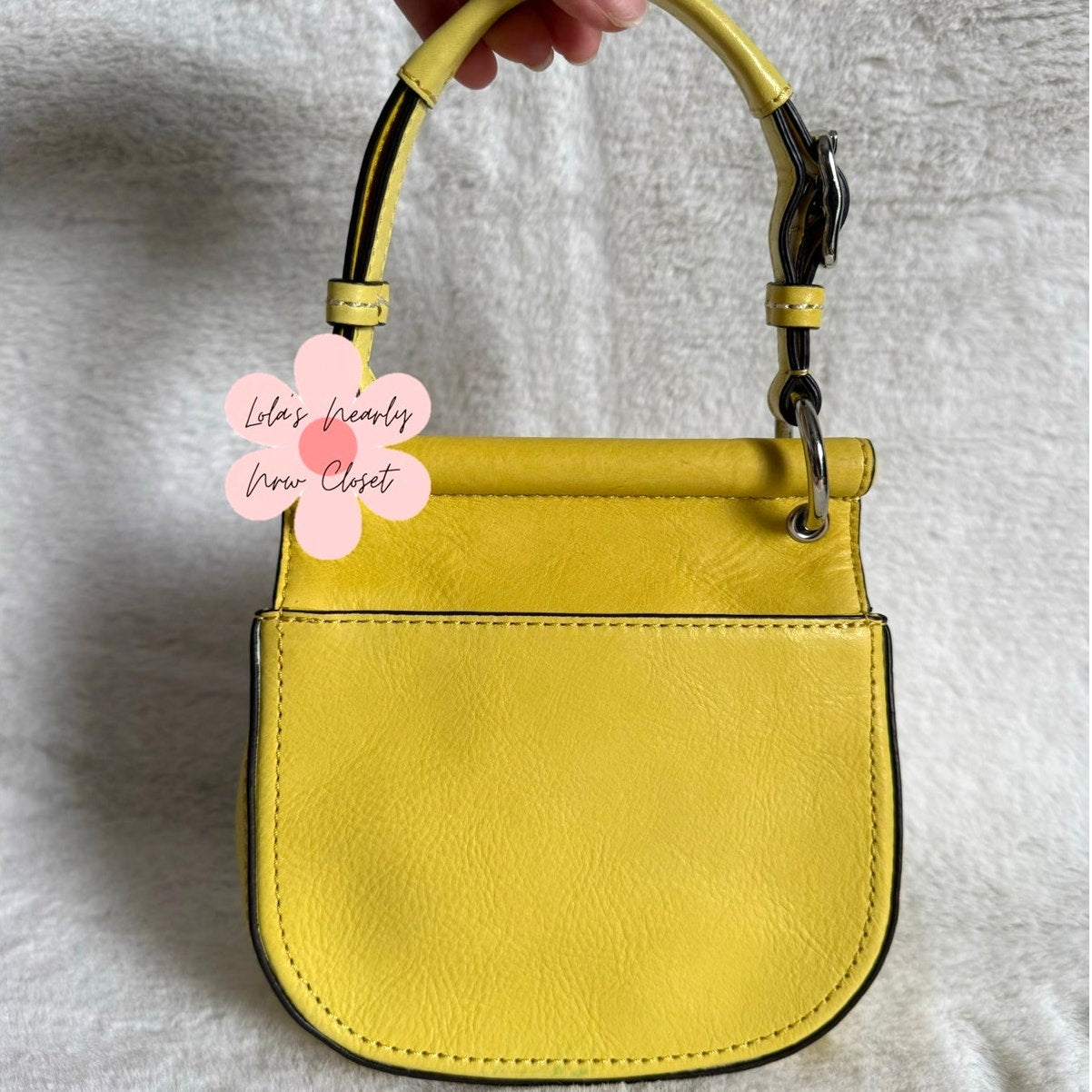 y2k COACH Legacy Yellow Top Handle Crossbody