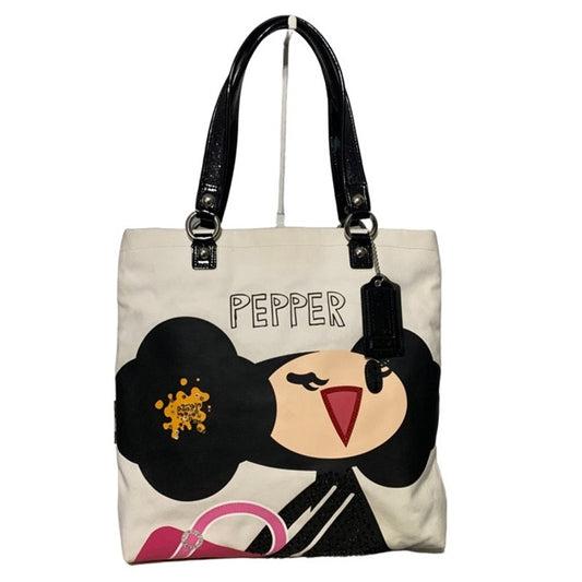 Coach Special Limited Edition Rare Poppy Pepper Slim Tote 2010