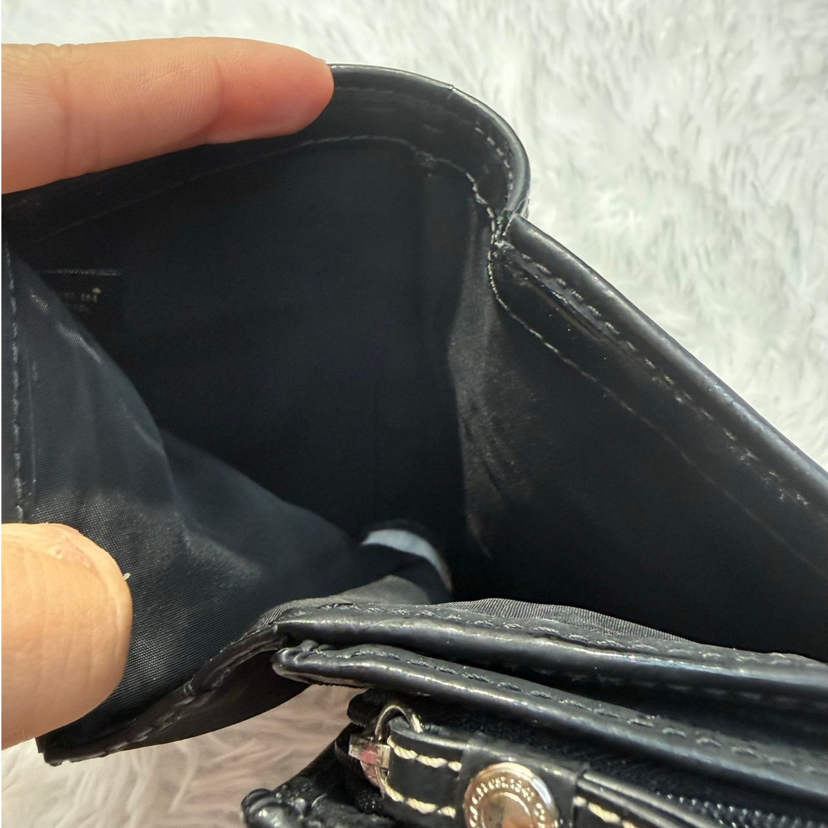 Coach Black Signature Wallet