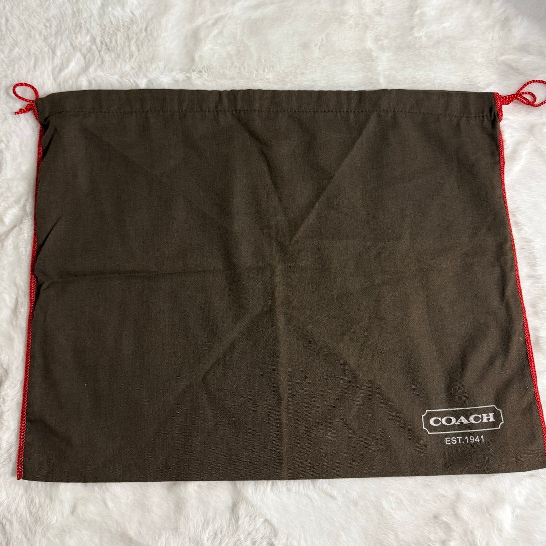 y2k COACH Brown Dust Bag