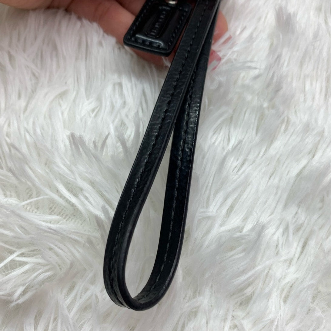 Coach Black Patent Leather Hangtag Tag Hang Tag Fob and Replacement Strap