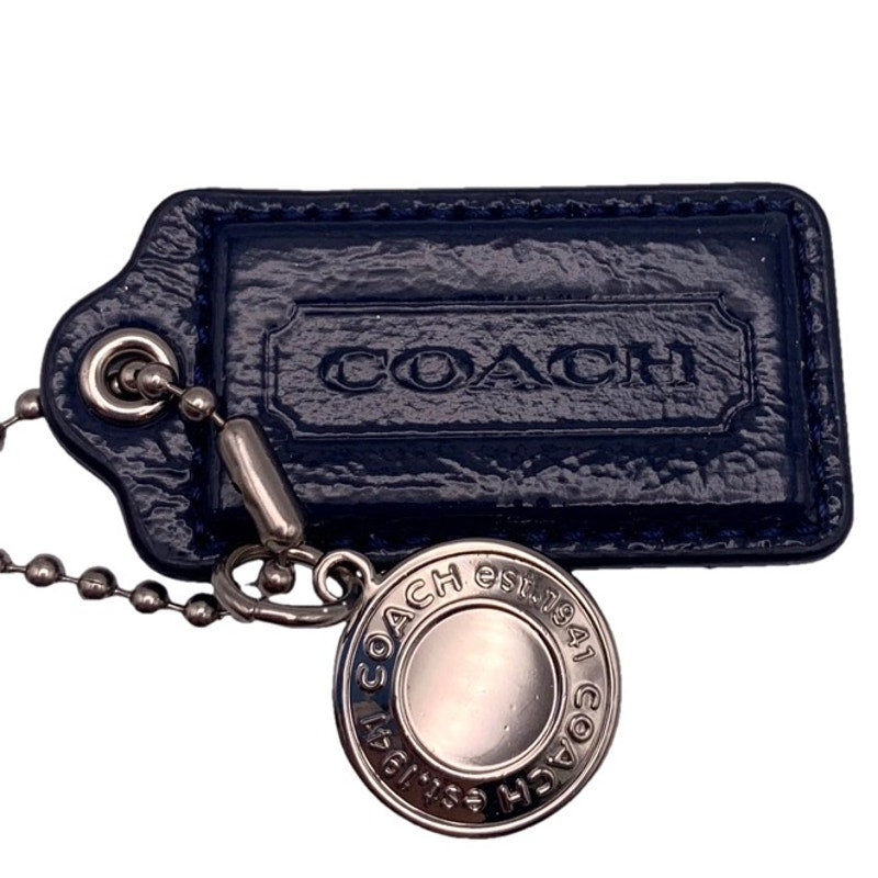 2" COACH Navy Replacement Hang Tag Hangtag Bag