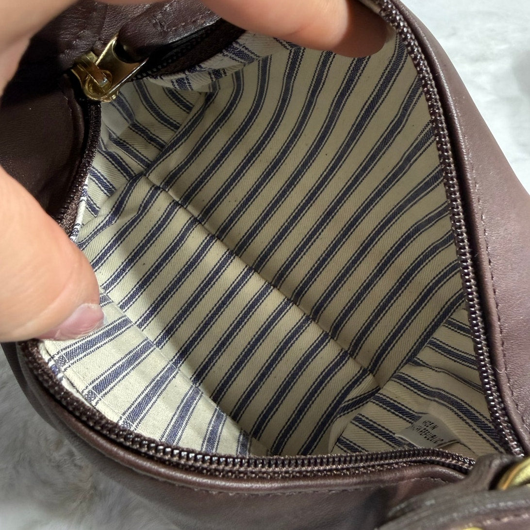 Vintage COACH Classic Pouch Mahogany 9261 Dominican Republic