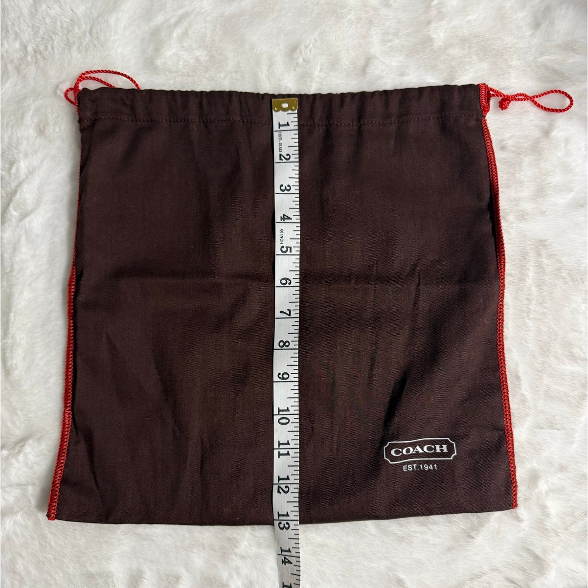 y2k COACH Brown Dust Bag